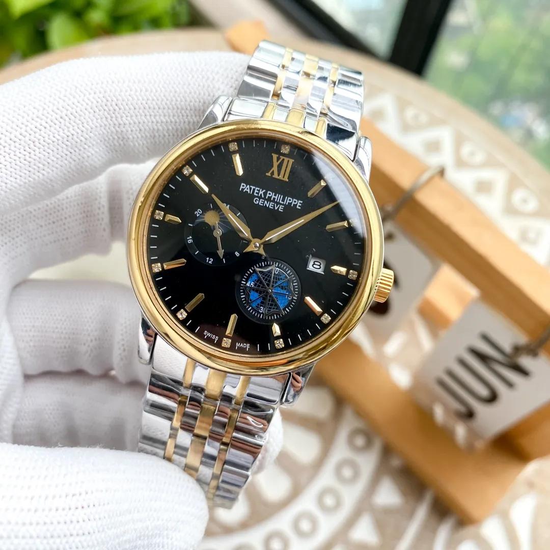 【High-end replica】💰1440! Patek Philippe - Patek.Philippe‼ ️Exquisite men's watch, multi-functional design, exquisite craftsmanship, originality, noble atmosphere and gentleman style. Adopting fully automatic mechanical movement, top-grade 316 stainless steel case, super mineral mirror, size 42mm🔥Top-quality products are constantly produced🔥